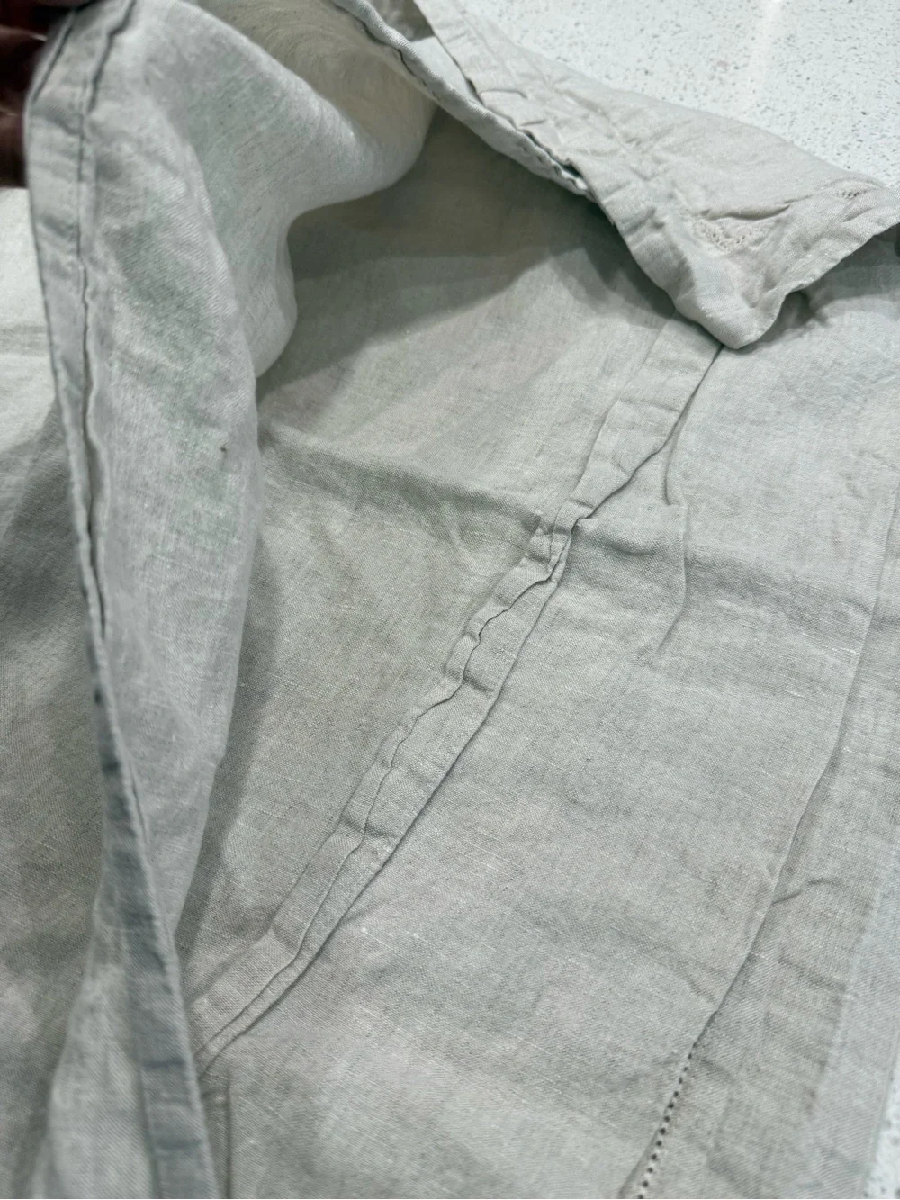 Pottery Barn Pillow Cover 100% Linen Natural Beige 24x24.5. L1L2